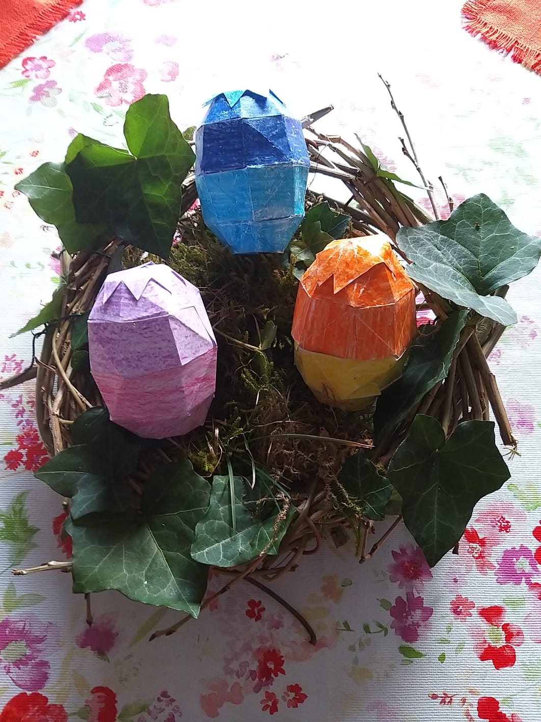 3D-Osterbasteleien der 5a und 5b